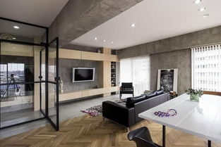 75平公寓巧設(shè)玻璃旋轉(zhuǎn)門 小空間里的奢華變奏曲